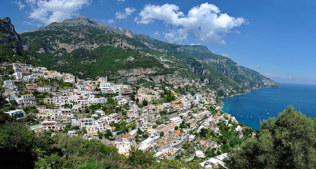 Casa Sette Mari Lägenhet Positano Exteriör bild